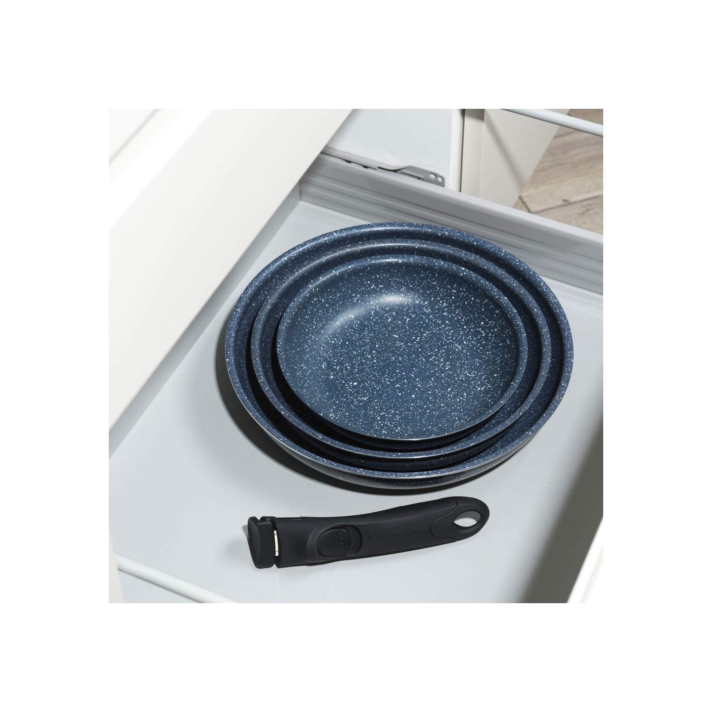 Russell Hobbs RH03293EU7 Nightfall Stone 4-Piece Smart Clip Fry Pan Set