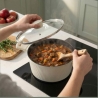 Russell Hobbs RH03877C Cote 24 cm Stockpot, Cream