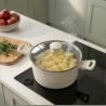 Russell Hobbs RH03877C Cote 24 cm Stockpot, Cream