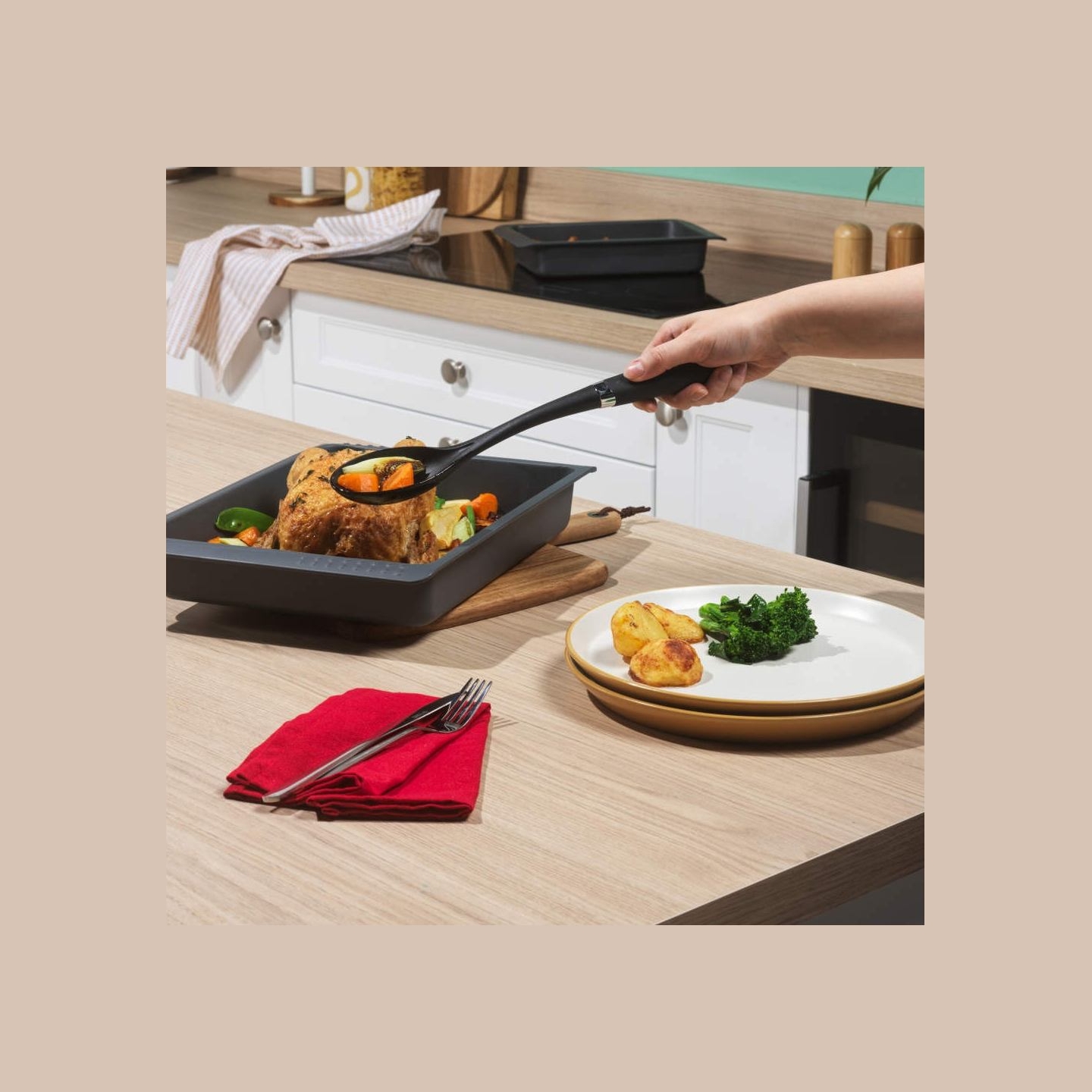 Russell Hobbs RH03764 Shield 2 Piece Roaster Set