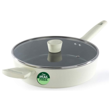 Russell Hobbs RH03871C Cote 28 cm Saute Pan, Cream