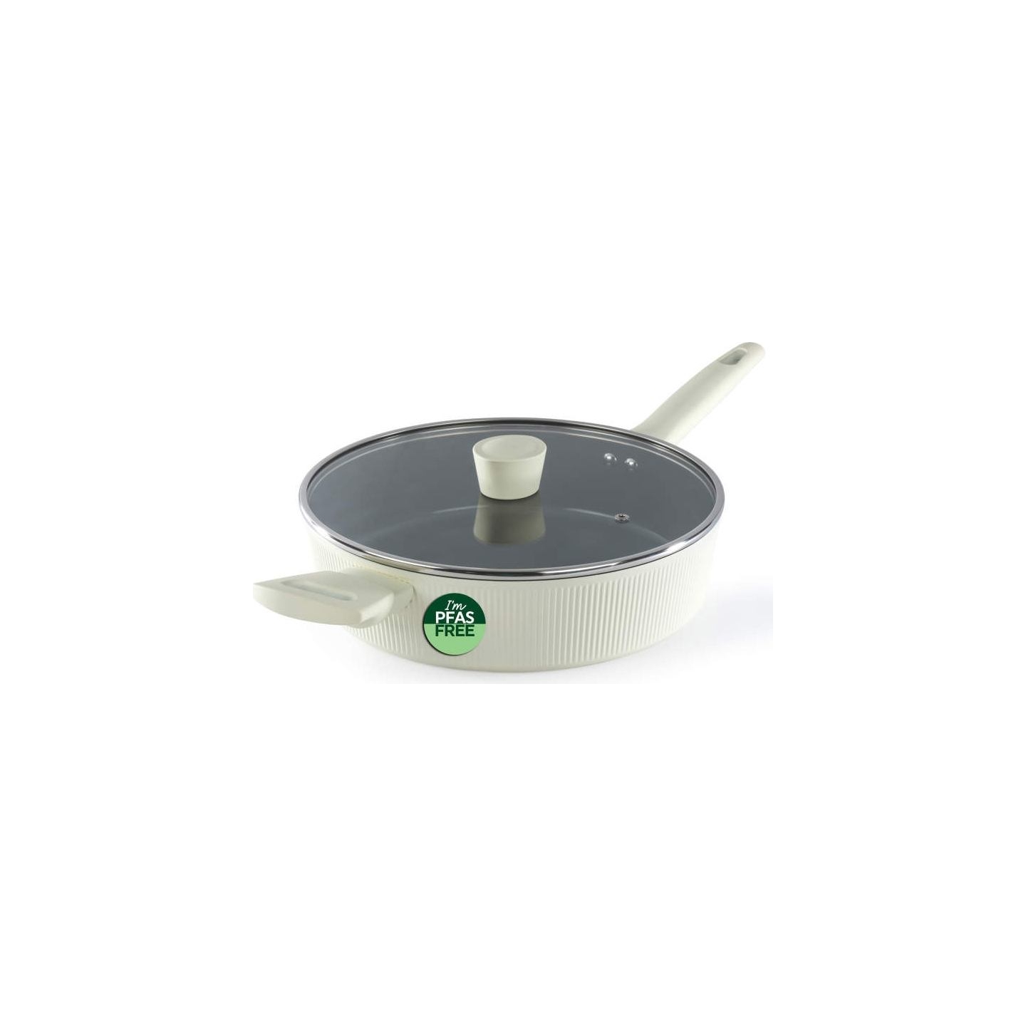 Russell Hobbs RH03871C Cote 28 cm Saute Pan, Cream