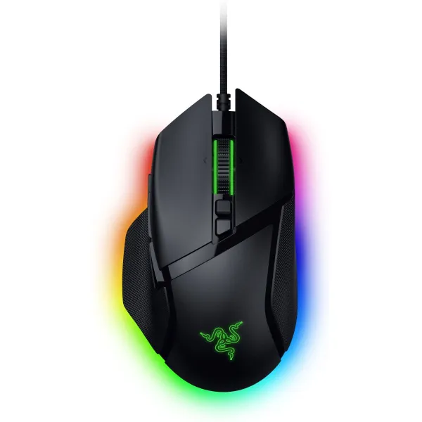 Razer Basilisk V3 35K Gaming Mouse, Black, Focus Pro 35K Optical Sensor Gen-2, Optical Mouse Switches Gen-3, Razer™ Speedflex Ca