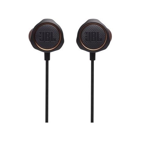 JBL Quantum 50 Wired In-Ear Gaming Headset With Volume Slider And Mic Mute, Black