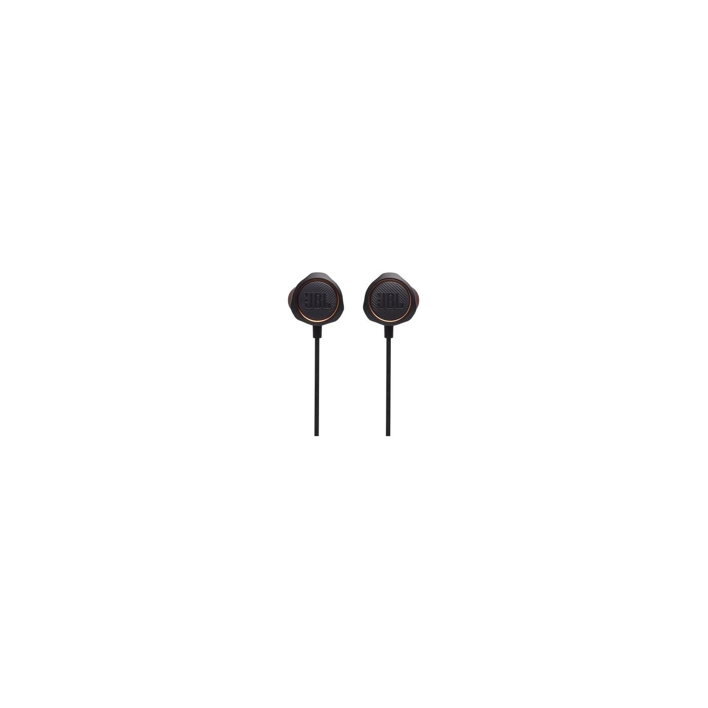 JBL Quantum 50 Wired In-Ear Gaming Headset With Volume Slider And Mic Mute, Black