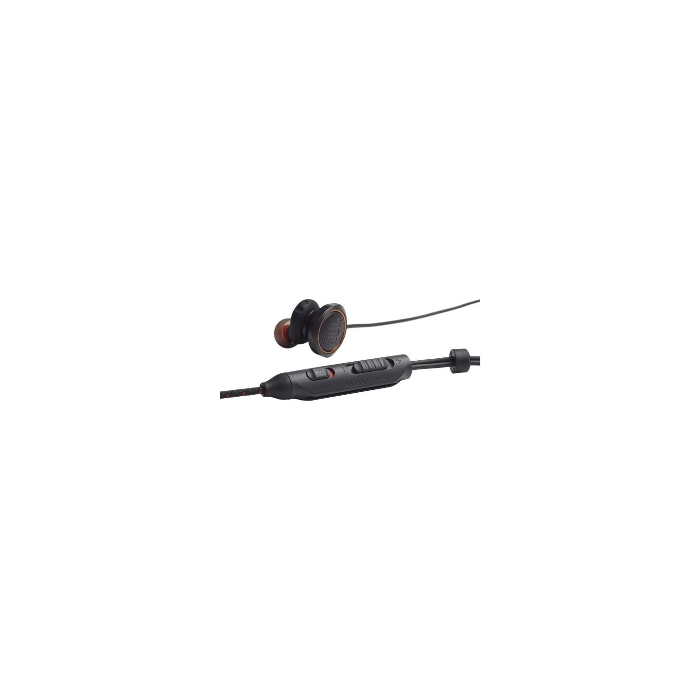 JBL Quantum 50 Wired In-Ear Gaming Headset With Volume Slider And Mic Mute, Black