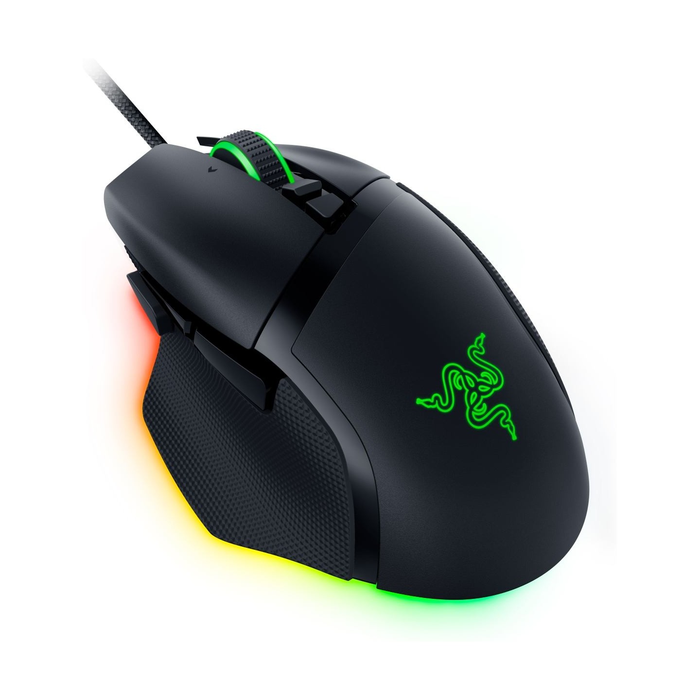 Razer Basilisk V3 35K Gaming Mouse, Black, Focus Pro 35K Optical Sensor Gen-2, Optical Mouse Switches Gen-3, Razer™ Speedflex Ca