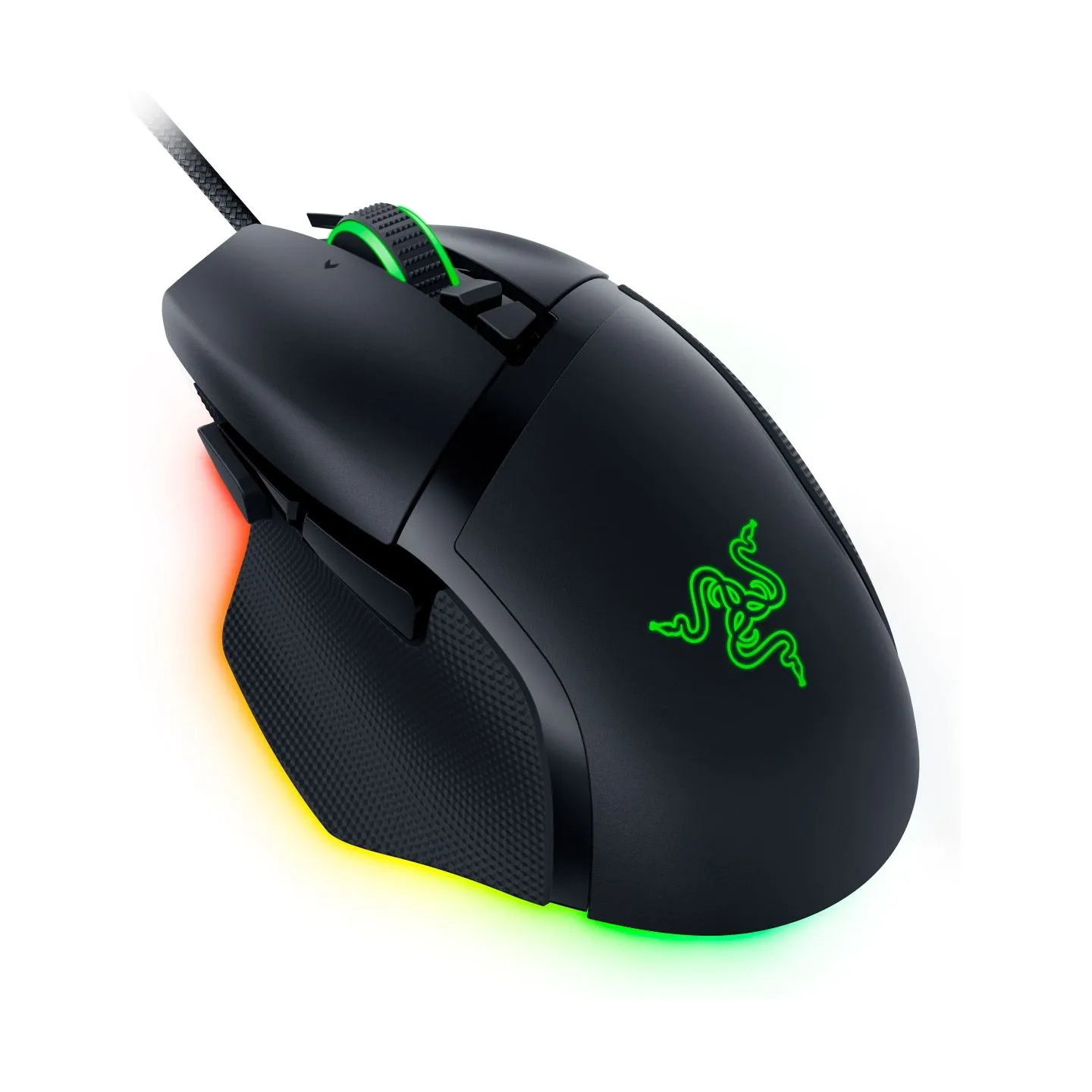 Razer Basilisk V3 35K Gaming Mouse, Black, Focus Pro 35K Optical Sensor Gen-2, Optical Mouse Switches Gen-3, Razer™ Speedflex Ca