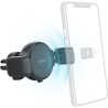 Hama 00201677 FC10 Flex-Set Car Mobile Phone Charger 10W Wireless, QI Charge, anthracite