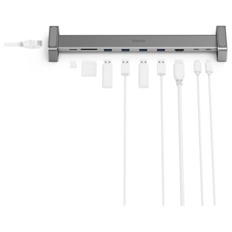 Hama 00200103 USB C Docking Station 9 Ports
