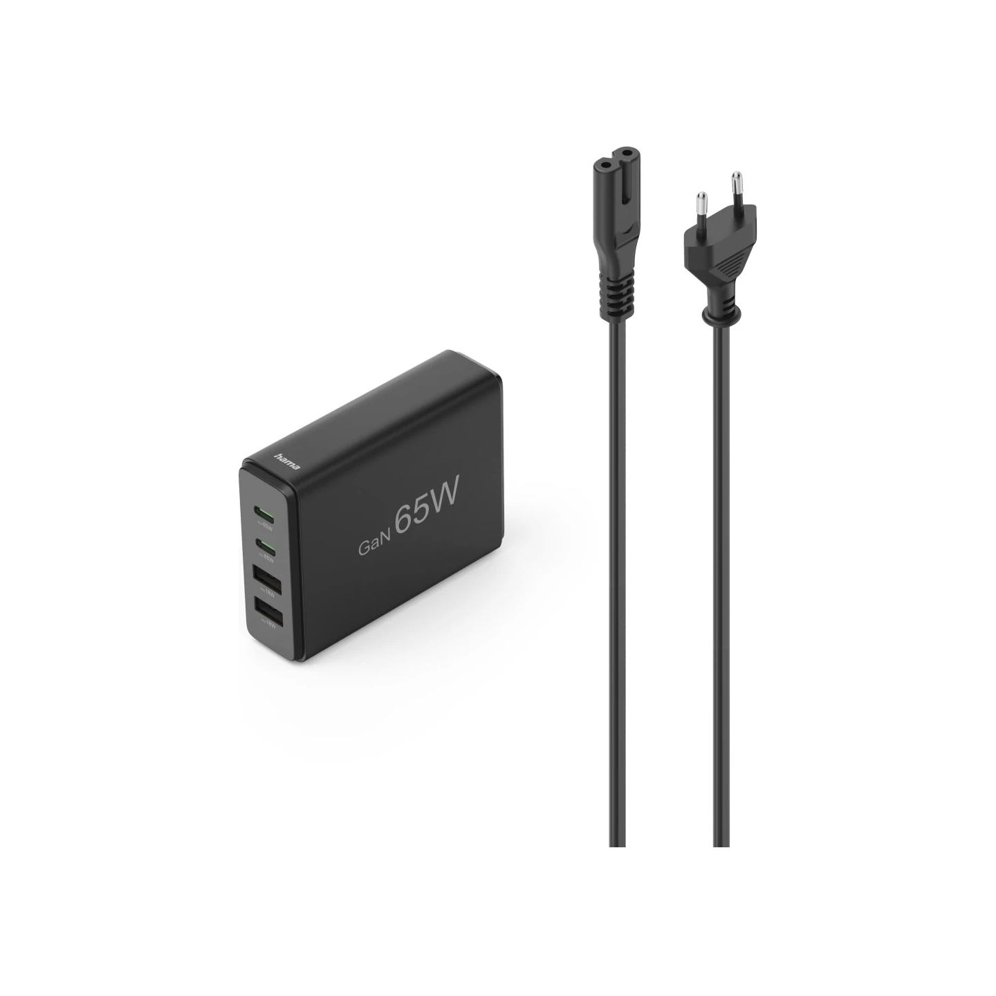 Hama 00201979 Charging Station With USB-C/USB-A 65 W Black