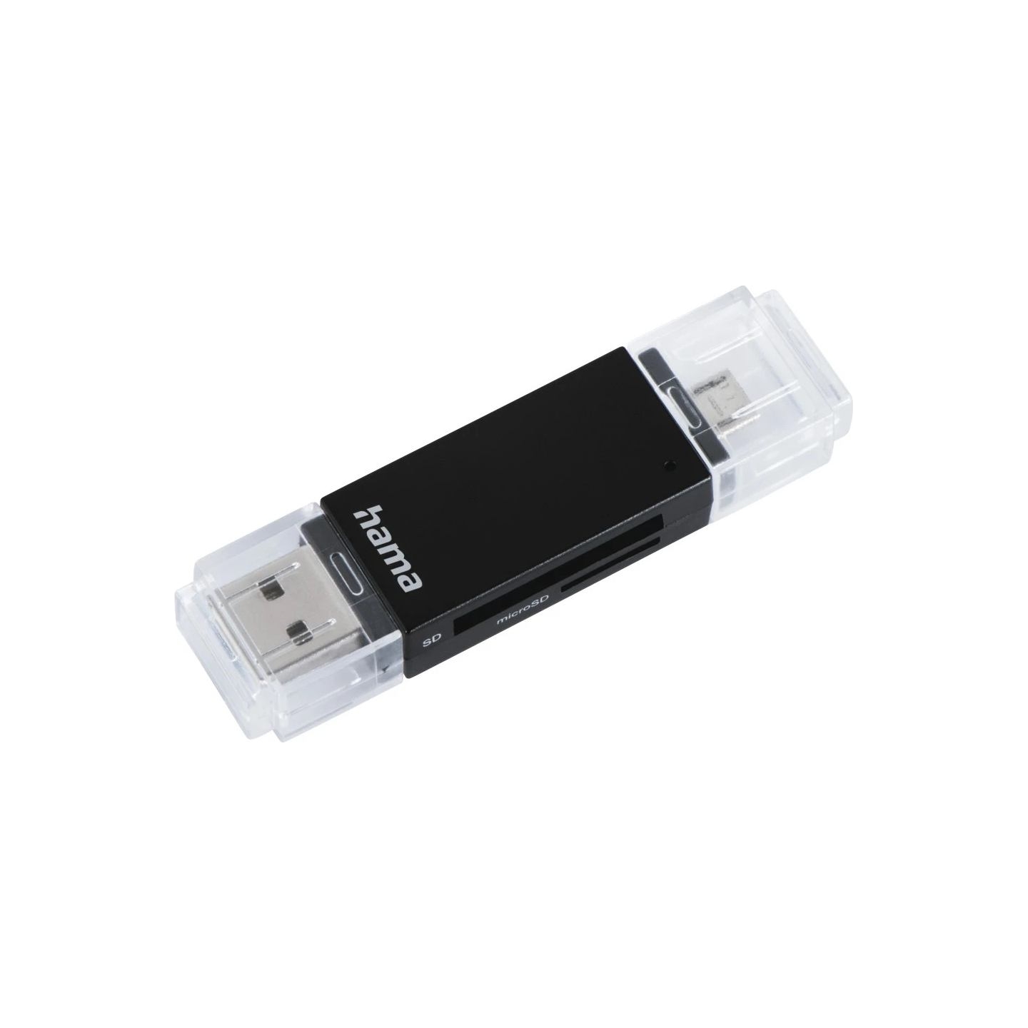 Hama 00181056 USB 2.0 OTG Card Reader Aluminium