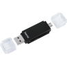 Hama 00181056 USB 2.0 OTG Card Reader Aluminium