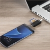 Hama 00181056 USB 2.0 OTG Card Reader Aluminium