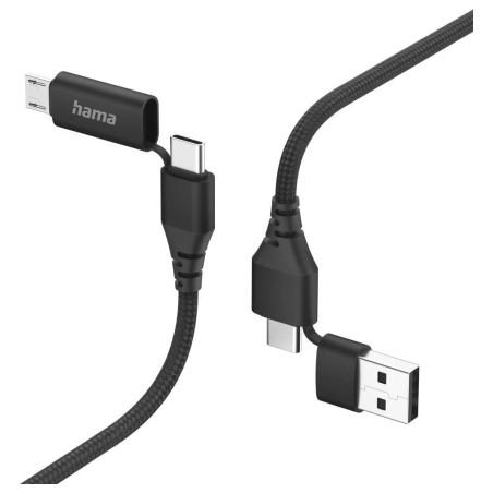 Hama 00201537 4-in-1 Multi Charging Cable 1.5m