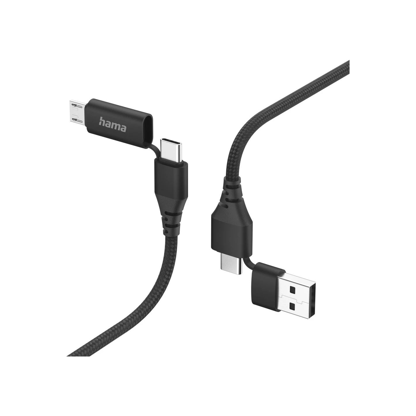 Hama 00201537 4-in-1 Multi Charging Cable 1.5m