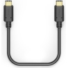 Hama 00201591 Charging Cable, USB-C - USB-C 1.5m black