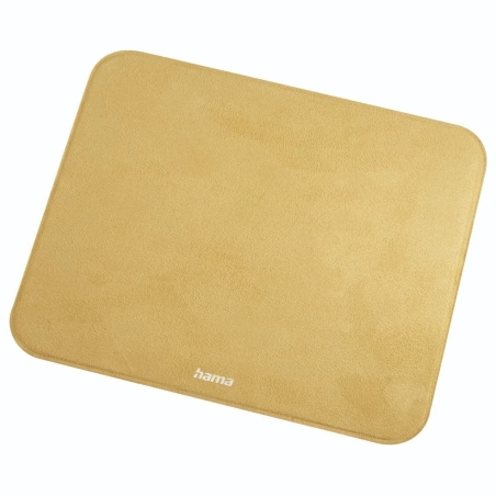 Hama 00054168 Velvet Mouse Pad, Mustard Yellow