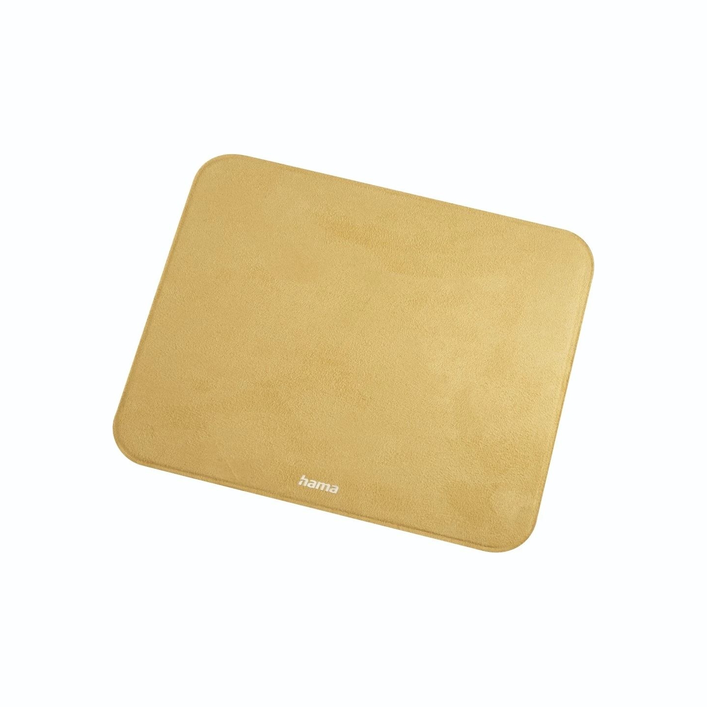 Hama 00054168 Velvet Mouse Pad, Mustard Yellow