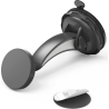 Hama 00201512 Magnet Car Mobile Phone Holder with Suction Cup, 360 Rotation Universal
