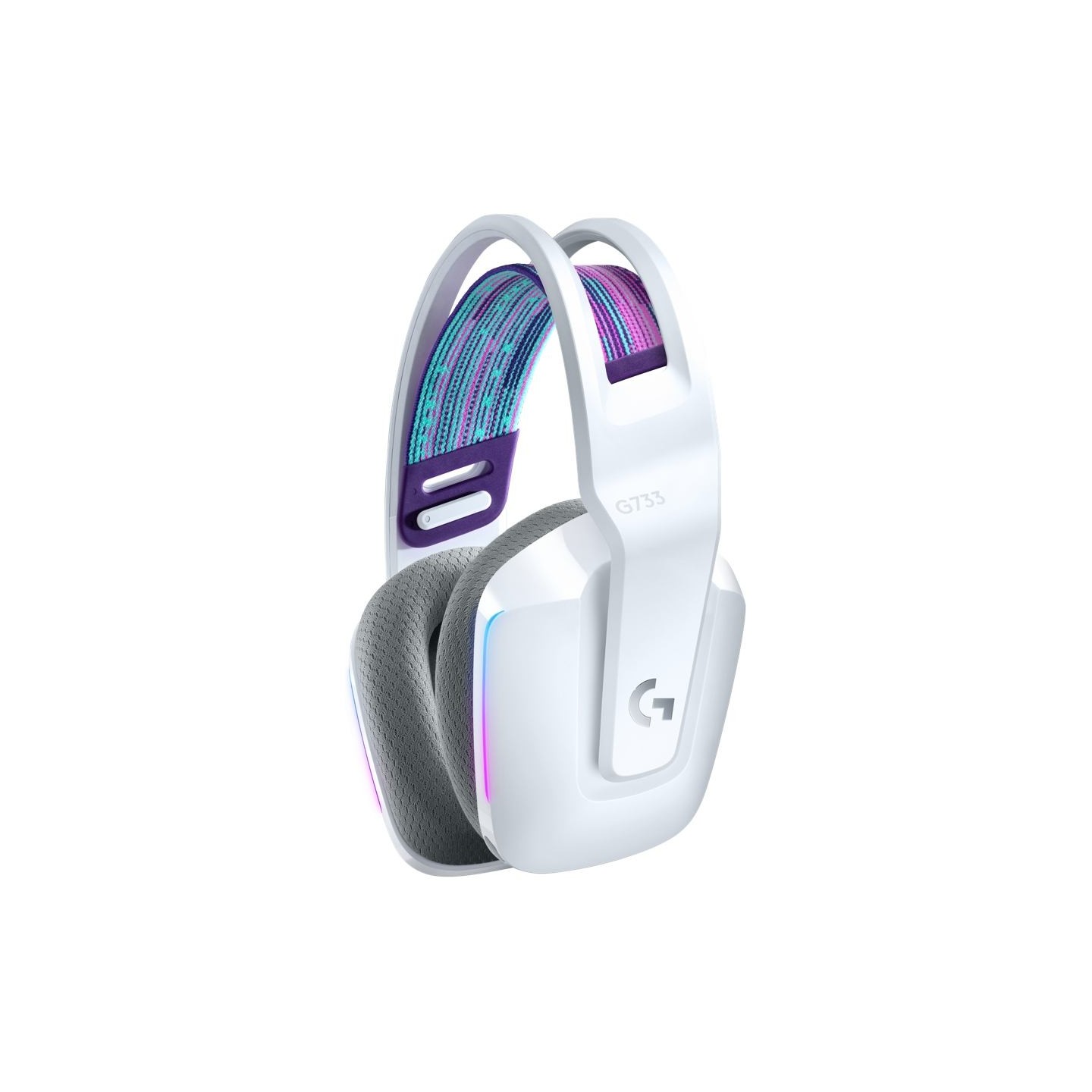 Logitech G733 LIGHTSPEED Wireless RGB Gaming Headset - WHITE