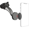 Hama 00201512 Magnet Car Mobile Phone Holder with Suction Cup, 360 Rotation Universal