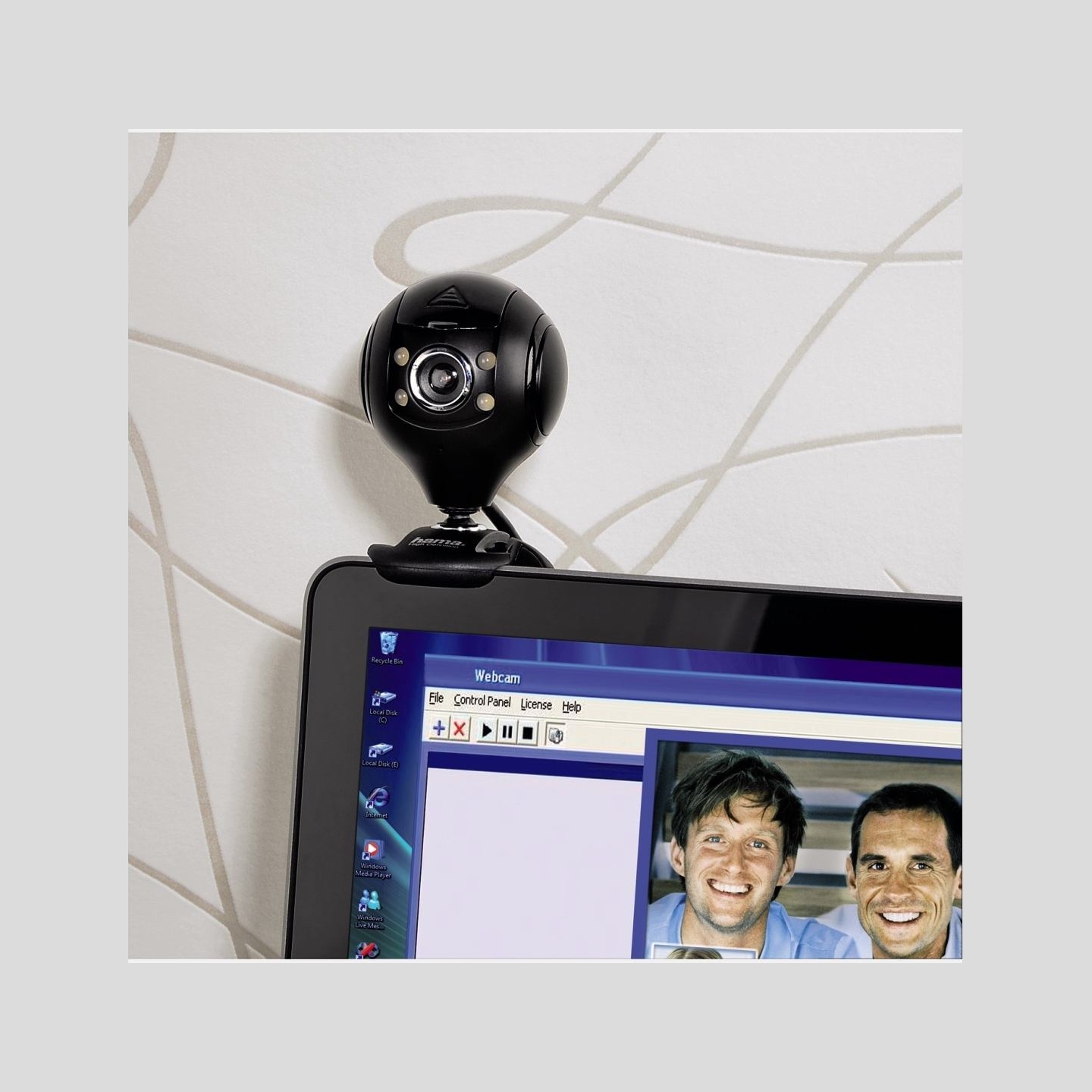 Hama 00053950 Spy Protect HD Webcam