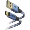 Hama 00178289 Cable USB 1,5 m USB 2.0 USB A Micro-USB B Blue