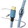 Hama 00178289 Cable USB 1,5 m USB 2.0 USB A Micro-USB B Blue