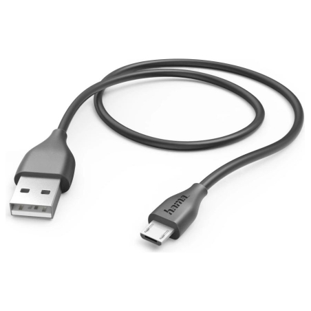 Hama 00173610 Charging/Data Cable, Micro-USB 1.4m Black