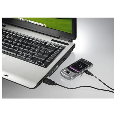 Hama 00173610 Charging/Data Cable, Micro-USB 1.4m Black