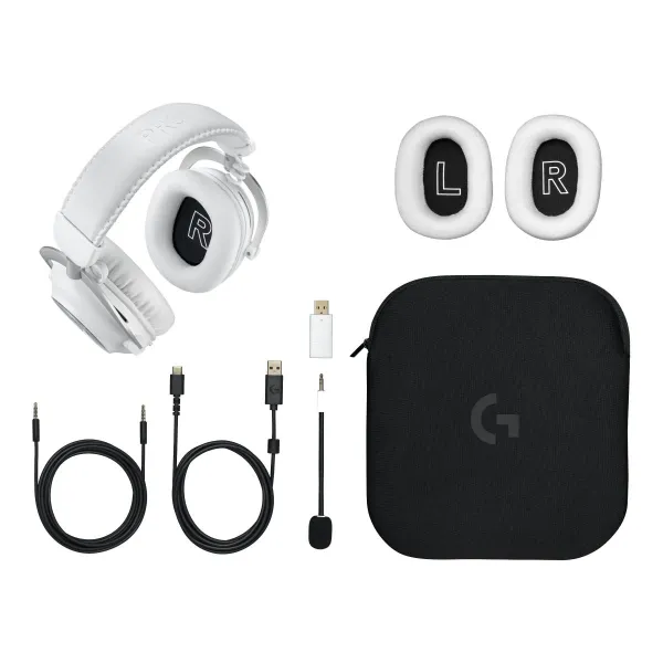 Logitech G Pro X 2 Lightspeed Wi reless White 981-00126