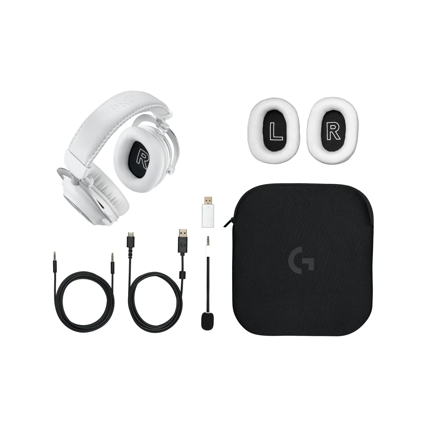 Logitech G Pro X 2 Lightspeed Wi reless White 981-00126