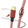 Hama 00178288 Reflective Charging/Data Cable, Micro-USB 1.5m Red
