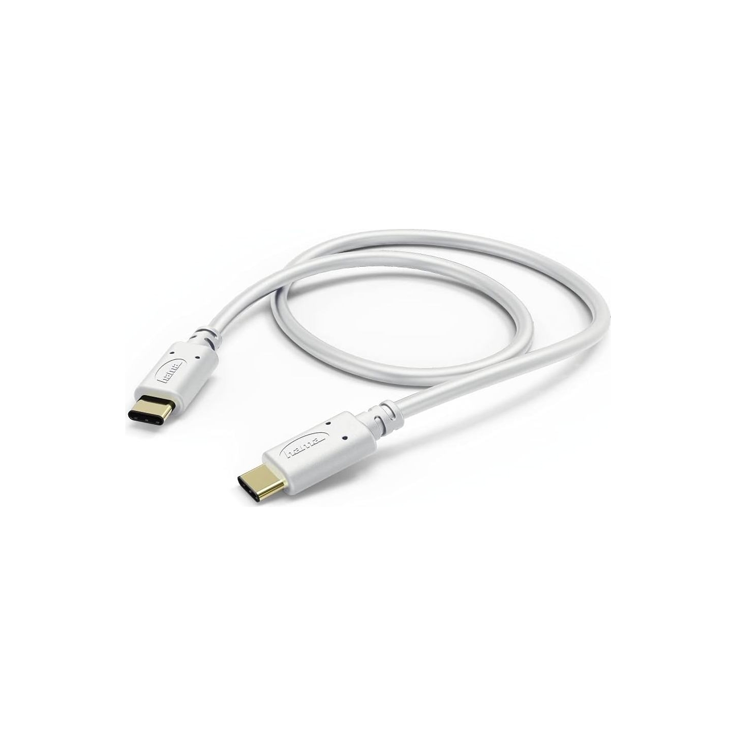 Hama 00183328 Charging/Data Cable, USB Type-C - USB Type-C 1.5m White