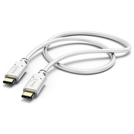Hama 00183328 Charging/Data Cable, USB Type-C - USB Type-C 1.5m White