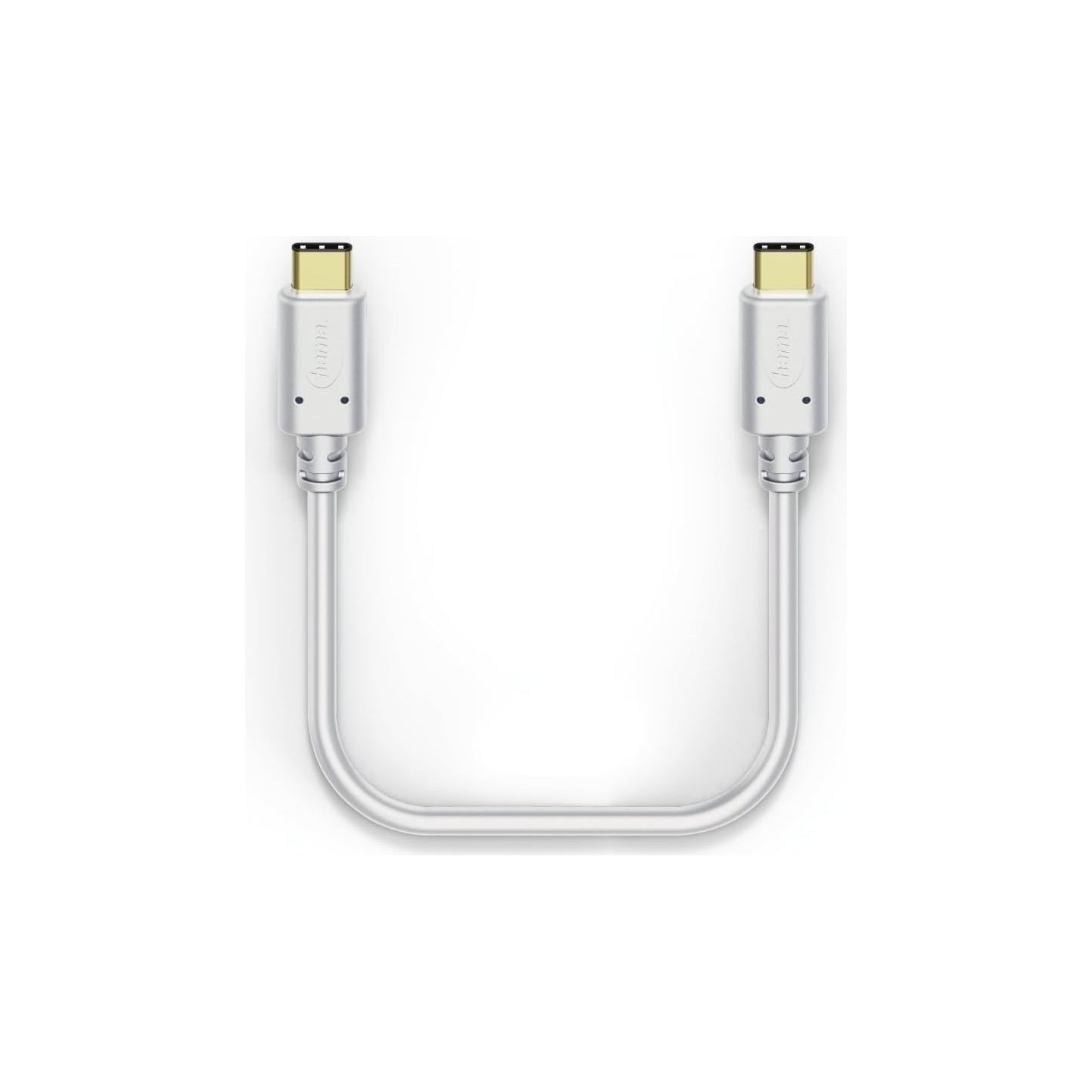 Hama 00183328 Charging/Data Cable, USB Type-C - USB Type-C 1.5m White