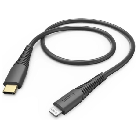 Hama 00183308 Fast Charging/Data Cable, USB-C - Lightning 1.5m Black