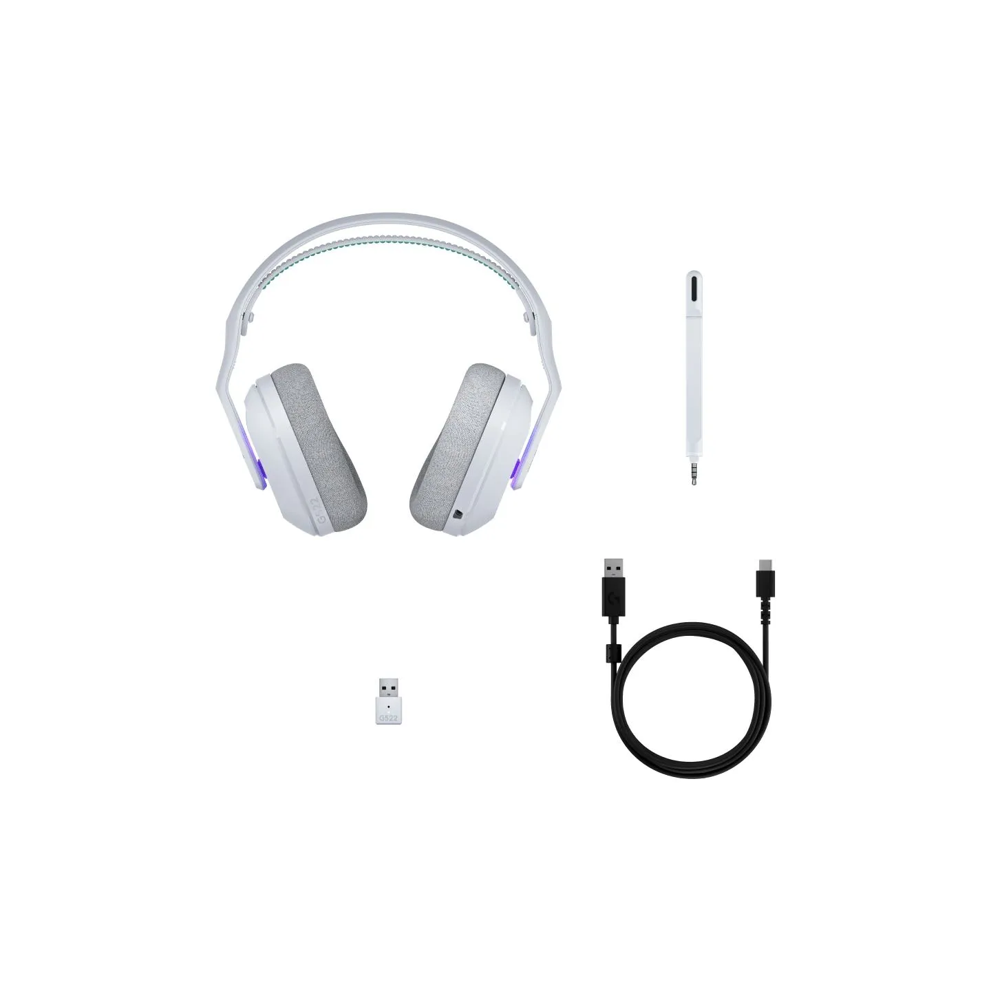 Logitech G522 LIGHTSPEED Wireless Gaming Headset - WHITE - EMEA28i-935 - 2.4GHZ