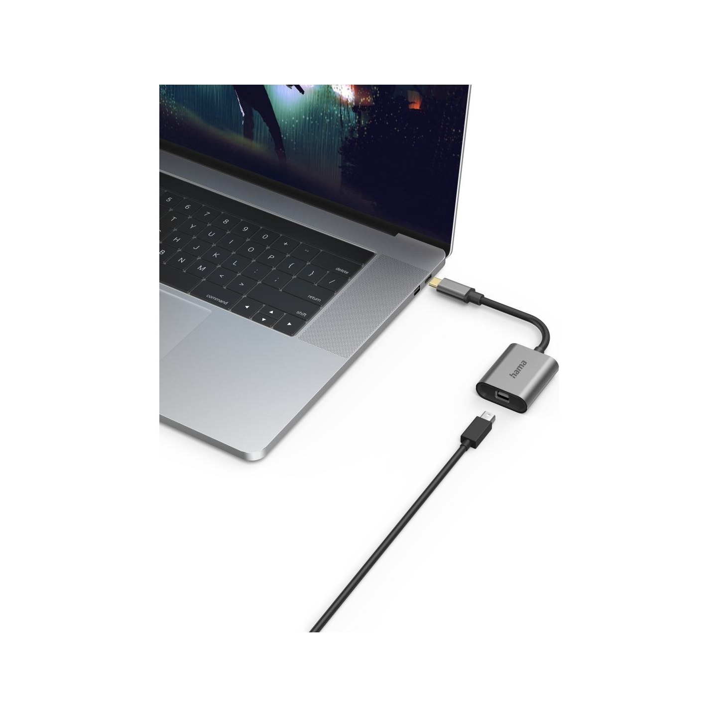 Hama 00200306 6in1 Adapter Connect2Go, USB-C, Mini-DisplayPort, HDMI, VGA