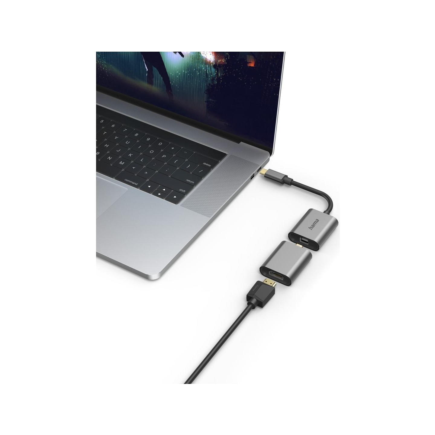 Hama 00200306 6in1 Adapter Connect2Go, USB-C, Mini-DisplayPort, HDMI, VGA