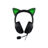 Razer Kraken Kitty V2 - Black, Gaming headset, Kitty Ears, Stream Reactive Lighting, HyperClear Cardioid Mic, 40 mm TriForce Dri