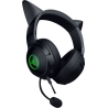 Razer Kraken Kitty V2 - Black, Gaming headset, Kitty Ears, Stream Reactive Lighting, HyperClear Cardioid Mic, 40 mm TriForce Dri