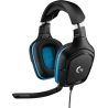 Logitech G432 Wired Gaming Headset 7.1 - LEATHERETTE - BLACK/BLUE - USB