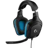 Logitech G432 Wired Gaming Headset 7.1 - LEATHERETTE - BLACK/BLUE - USB