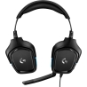 Logitech G432 Wired Gaming Headset 7.1 - LEATHERETTE - BLACK/BLUE - USB