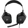 Logitech G432 Wired Gaming Headset 7.1 - LEATHERETTE - BLACK/BLUE - USB