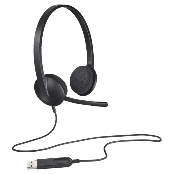 Logitech LOGI H340 USB Headset black