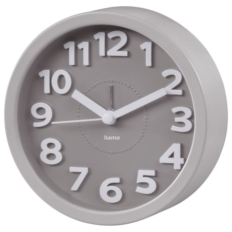 Hama 00186324 Retro Alarm Clock Grey