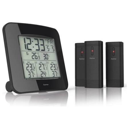 Hama 00186311 Weather station EWS-Trio Black
